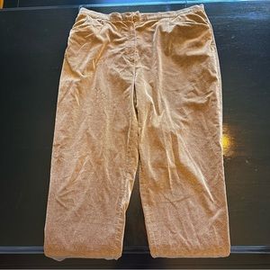 Ralph Lauren Size 22W Brown Patterned Pants 70s 80s Look Funky Unique Pants